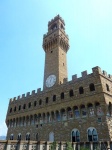 Palazzio Vecchio desde los Uffizzi, Florencia.
Florencia