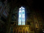 Vidrieras y frescos de la Sta Croce, Florencia,