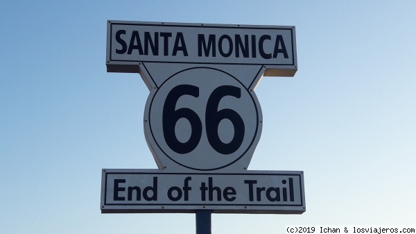 Ruta 66 - End of Trail
Ruta 66 - End of Trail. Cartel en Santa Mónica
