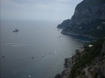 El mar Tirreno  desde Capri