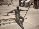 El Peregrino en la Plaza del Rey San Fernando ( Burgos )