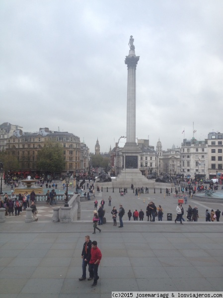 Trafalgar Square
Vistas de Trafalgar Square y del Big Ben desde la entrada de la National Gallery
