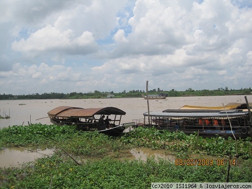 Delta del Mekong
Uno de los medios de transporte para recorrer el delta 