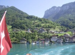 Spiez desde el Lago Thun, Suiza
Barco Thun Brienz