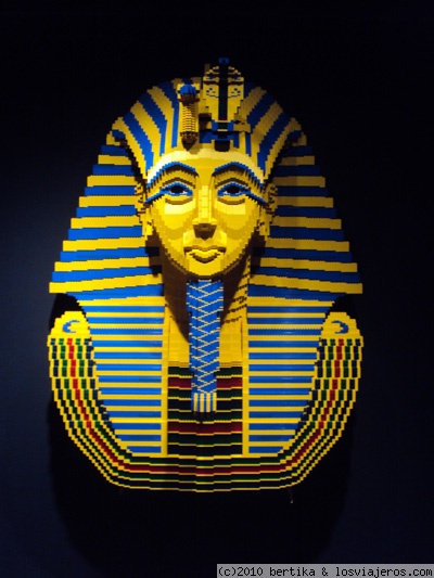 Tutankamon
Creado en piezas de Lego en el Children Museum del Museo Egipcio de Cairo

