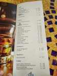 Precios bebidas Costa Pacífica