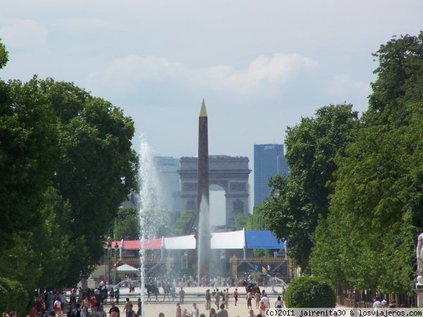 El Obelisco de Luxor
En la Plaza de la Concordia
