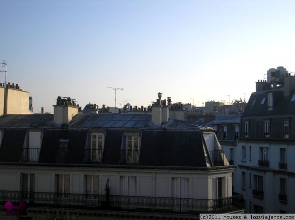 Tejados de Paris
Vista de los tejados con sus tipicas chimeneas
