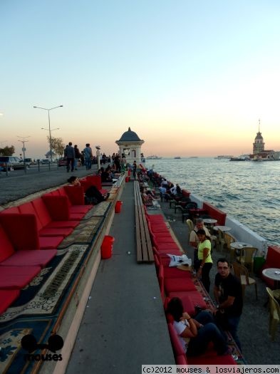 Mirador de Üskudar Estambul.
Mirador de la parte asiatica de Estambul para poder ver la puesta de sol sobre la zona europea.
