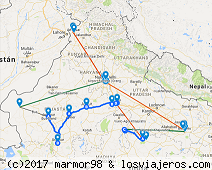 Itinerario
Itinerario planificado
