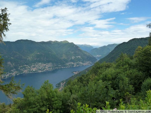 Lago di Como
Vistas del Lago di Como, al norte de Milán, desde el mirador de Brunate
