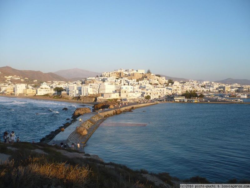 Viajar a  Grecia: Casa De Cambio - Vista de Chora, capital de Naxos (Casa De Cambio)