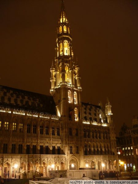 Ayuntamiento de Bruselas
Este bello edificio de estilo gótico se encuentra en la Grand Place, en Bruselas.
