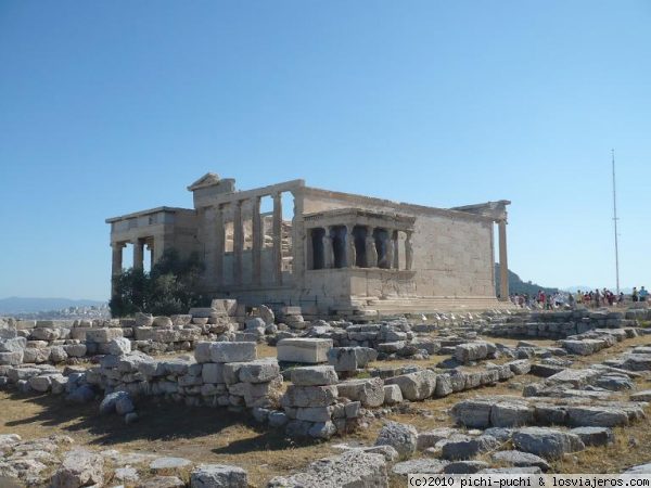 Erecteion. Atenas
Archiconocido templo dentro del recinto de la Acropolis. Famoso por las cariátides.
