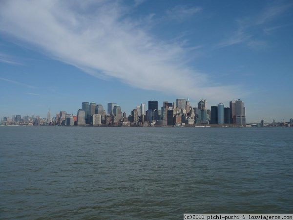 Skyline de New York. Vista desde Liberty Island
Skyline de New York. Vista desde Liberty Island, donde se encuentra la estatua de la Libertad.
