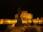 Castel Sant'angelo (vista nocturna desde el Puente Sant'angelo)