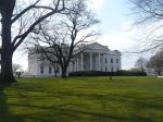 Vista trasera de la Casa Blanca, Washington