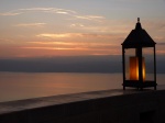Atardecer en el Mar Muerto...