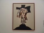 Reinterpretación de Picasso por Antonio Saura expuesto en Tripostal Lille