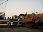 Aden
Aden, Negociando, para, bajar, caravana, barco