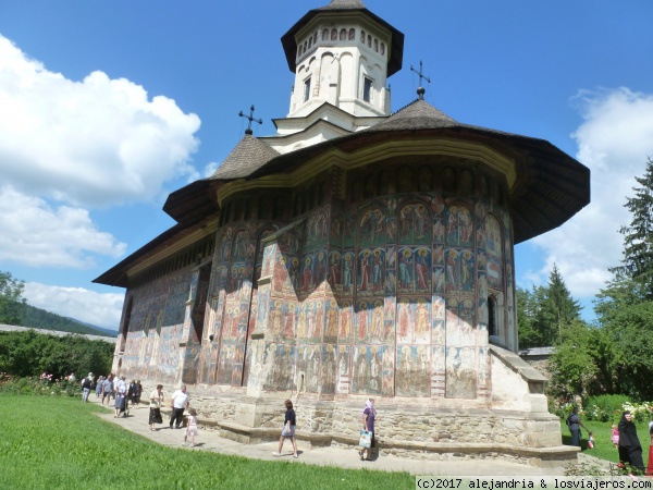 Monasterio Moldovita. Iglesia de la Anunciación
Iglesia del Monasterio Moldovita. Región de Bucovina en Rumanía
