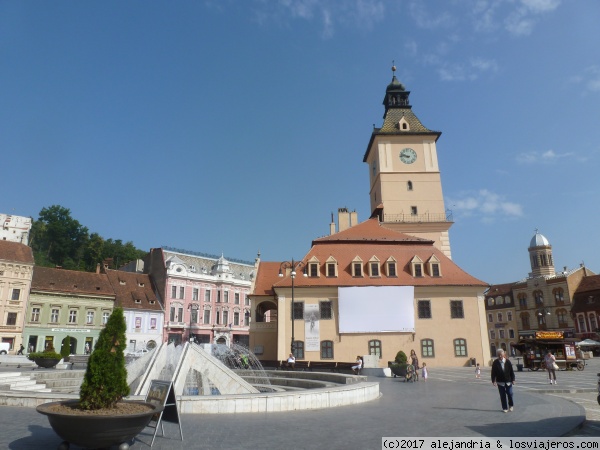 Piata Sfatului. Brasov
Vista del Ayuntamiento y Torre del Trompetista
