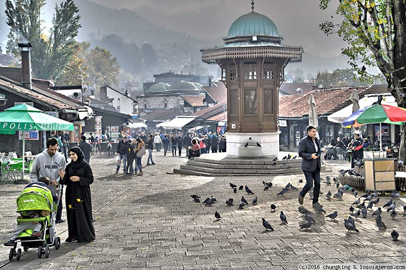 Foro de Sarajevo en Grecia y Balcanes: Entrando al casco viejo de Sarajevo
