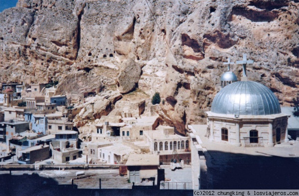 malula en siria
monasterio de santa tecla en malula
