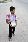 escolar despistao en Laos