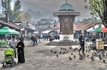 entrando al casco viejo de Sarajevo