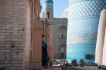 dentro de las murallas de Khiva