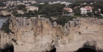 Lateral de Cala Galdana desde nuestro dron