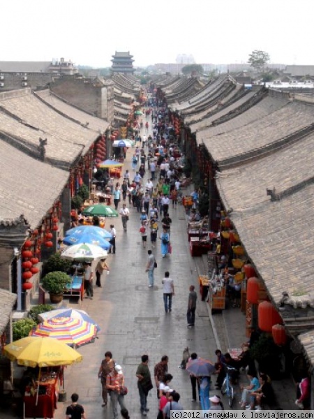 Calle de Pingyao
Tipica imagen de los tejados de Pingyao
