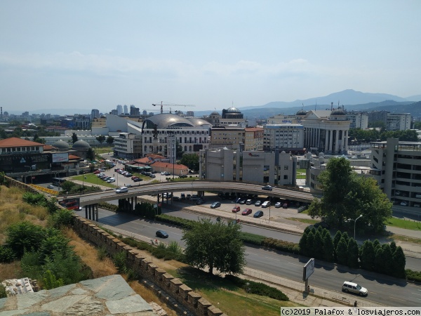 Skopje desde la fortaleza
Vista de la capital normacedonia desde la fortaleza Kale
