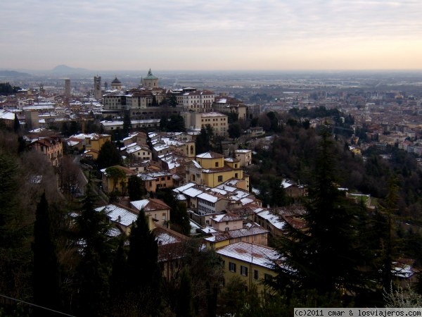 Foro de Bérgamo en Italia: Vistas de Bérgamo