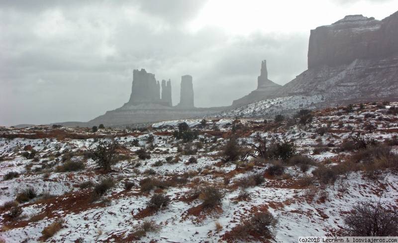 Monument Valley en invierno con y sin nieve - Monument Valley (Navajo Tribal Park) - Foro Costa Oeste de USA