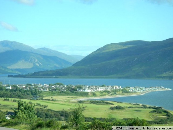 Ullapool y Loch Broom
Ullapool y Loch Broom desde la carretera del norte. Wester Ross. Escocia
