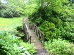 Puente de madera. Armadale Gardens