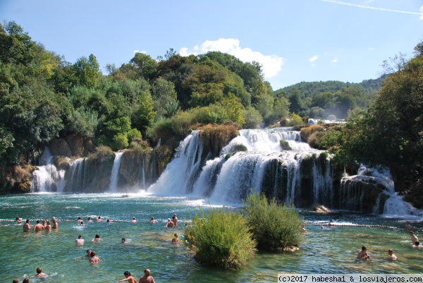 Strandinski Buk, Parque Nacional Krka, Croacia
Stradinski Buk o Krka Waterfalls, cascadas principales del Parque Nacional Krka en Croacia
