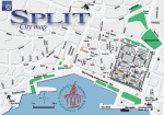 Split, mapa de la ciudad
Split, Croacia, Dicocleciano, Palacio