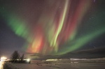 Aurora boreal en Islandia - Navidad de 2014