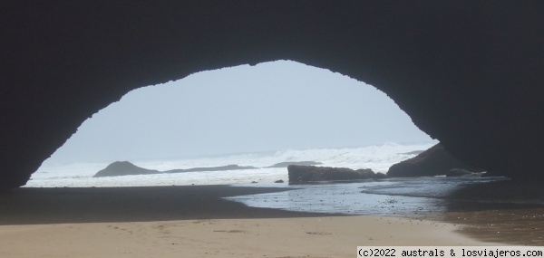 Sidi Ifni
Arcos en la playa de Lagzira
