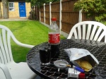 Relaxing coke at home