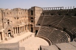 Teatro
Teatro, Bosra, perfectamente, conservado, pues, estuvo, durante, siglos, bajo, arena