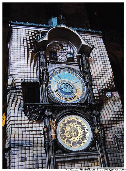 Otro efecto de luces
Reloj astronomico, Praga
