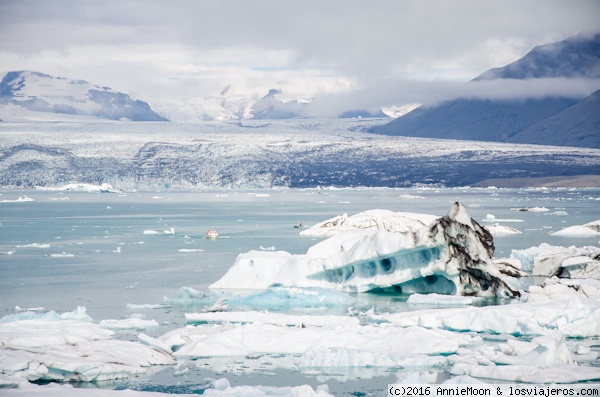 laguna de Jokulsarlon - Islandia
Vistas de hielo y glaciares mires donde mires
