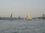 Falucas en el Nilo