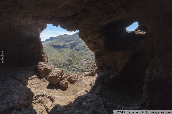 Barranco de las vacas, Cuevas de la audiencia y del gigante-Gran Canaria, Naturaleza-España (12)