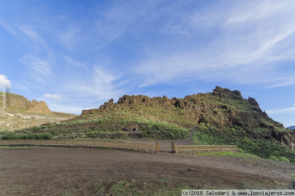 La Fortaleza Grande
Roque de La Fortaleza Grande, uno de los tres que forman el yacimiento arqueológico La Fortaleza (Santa Lucía de Tirajana, Gran Canaria)
