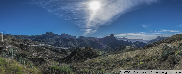 ARTENARA (GRAN CANARIA)
VISTAS DESDE EL PUEBLO DE ARTENARA AL BARRANCO DE TEJEDA, CON EL ROQUE NUBLO Y EL CONJUNTO ARQUEOLÓGICO DE CUEVAS DEL REY
